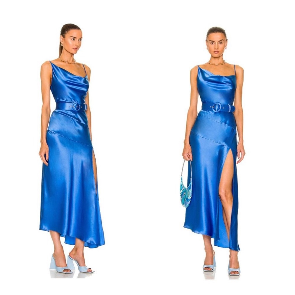 Nicholas Blue Gown with Belt